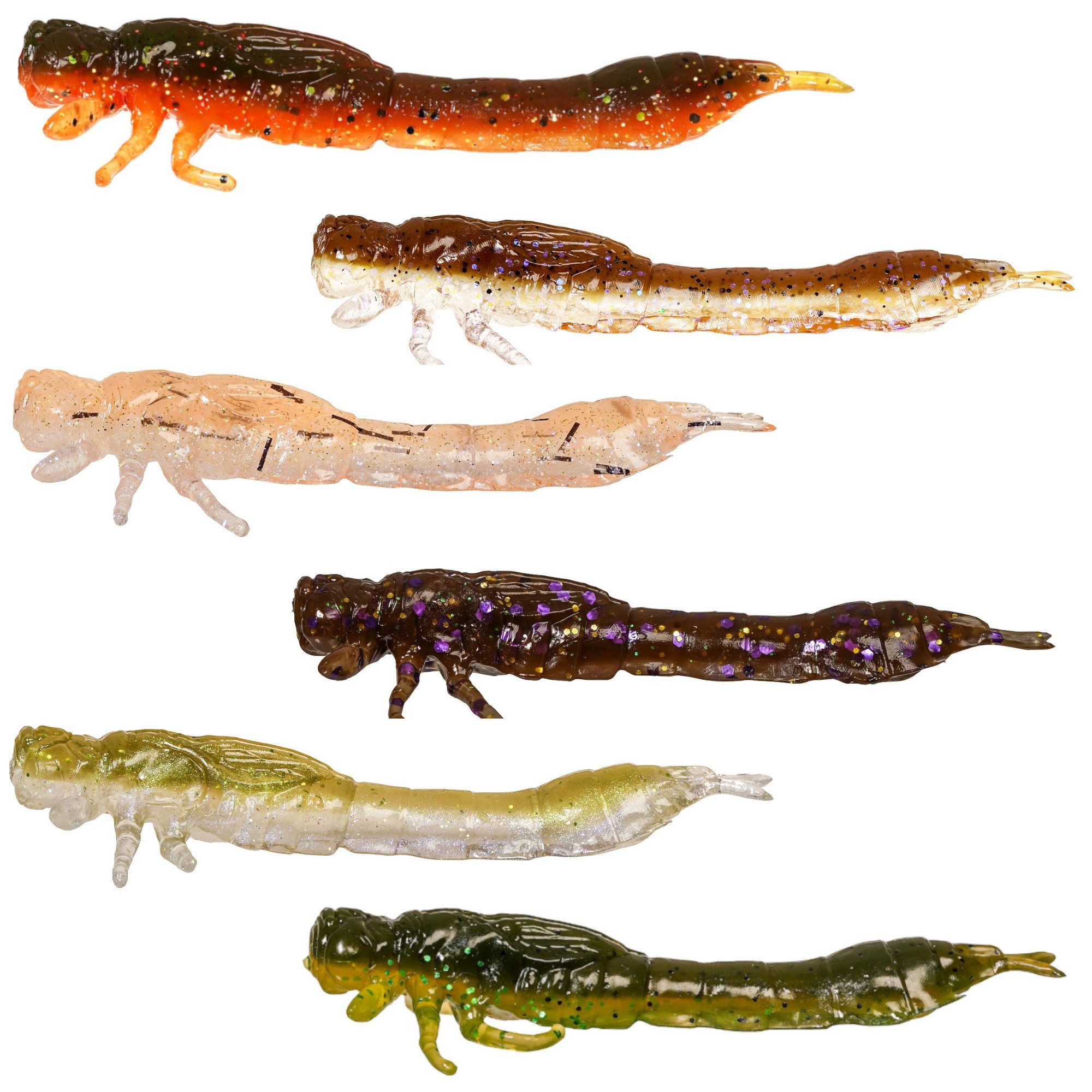 WESTIN Kunstköder Odonata Ned Creaturebait 6.5Cm 2G Uv Shrimp 4Pcs
