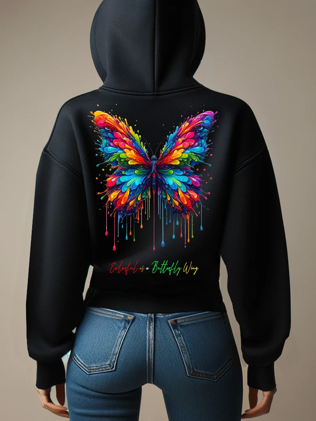 RMK Kapuzenpullover Damen Pullover Oversized Sweatshirts günstig online kaufen