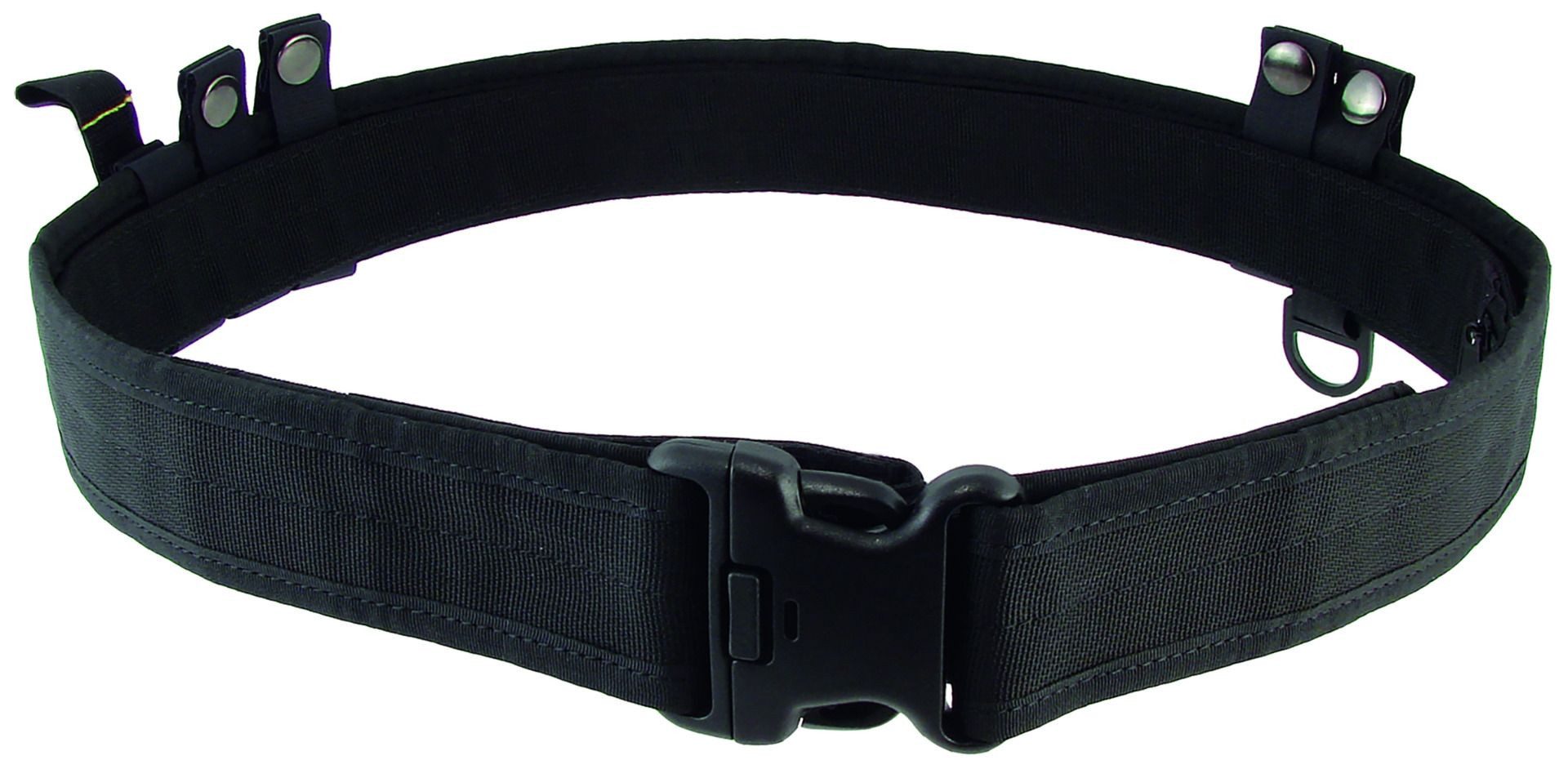tee-uu Koppelgürtel Tee-uu BLACK Koppel Размер XXL 130 - 150cm (Komplettset, 1-St., Rettungsdienstgürtel) Unter-, Obergürtel, 4 Beltkeeper & GLOVE-FIX