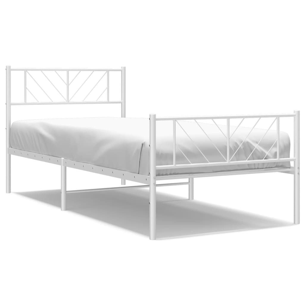 vidaXL Bett Bettgestell mit Kopf- und günstig online kaufen