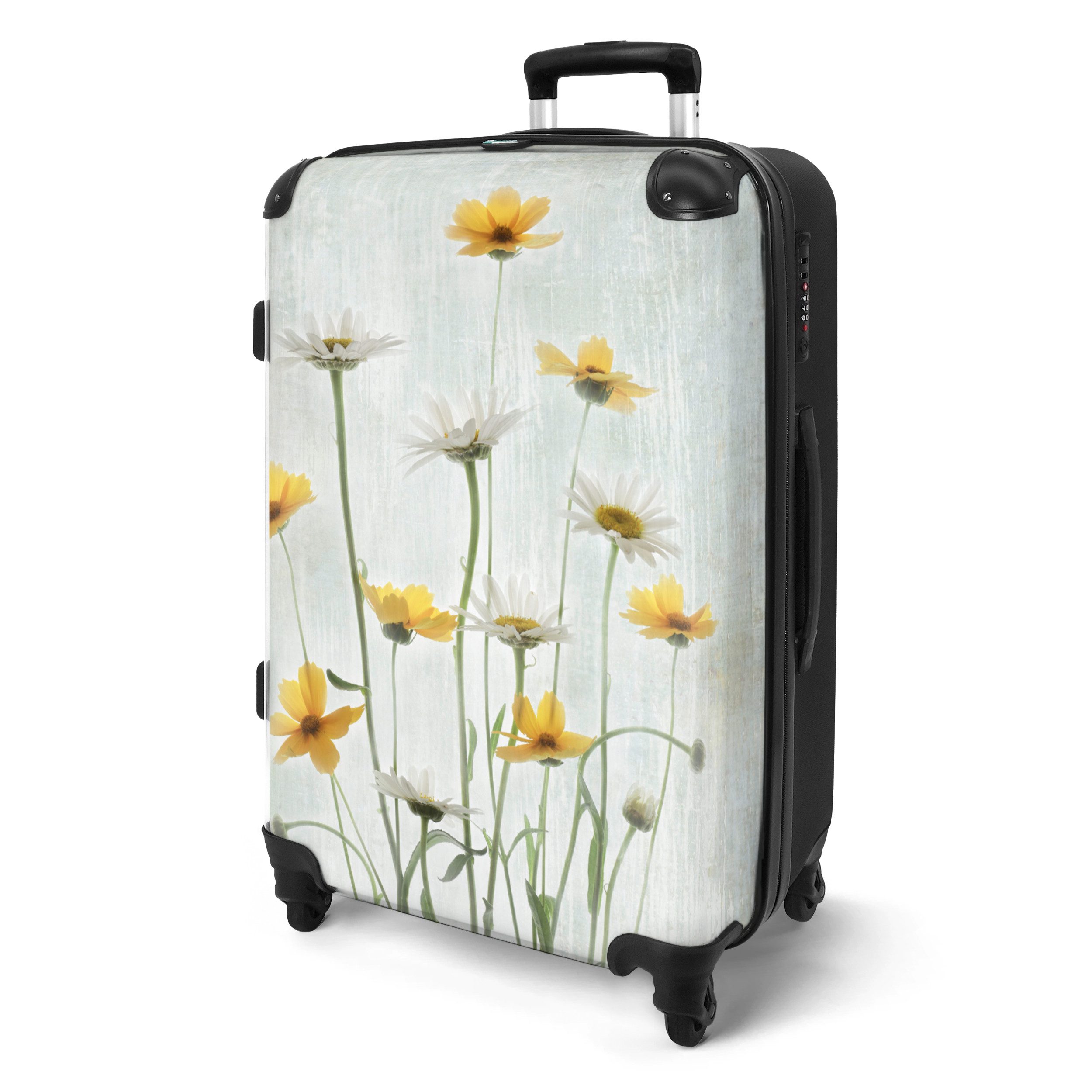 NoBoringSuitcases.com© Hartschalen-Trolley mit leuchtende Räder - günstig online kaufen