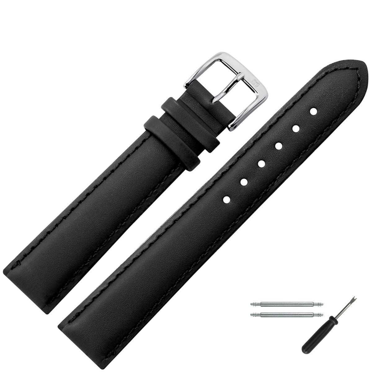MARBURGER Uhrenarmband 22mm Leder günstig online kaufen