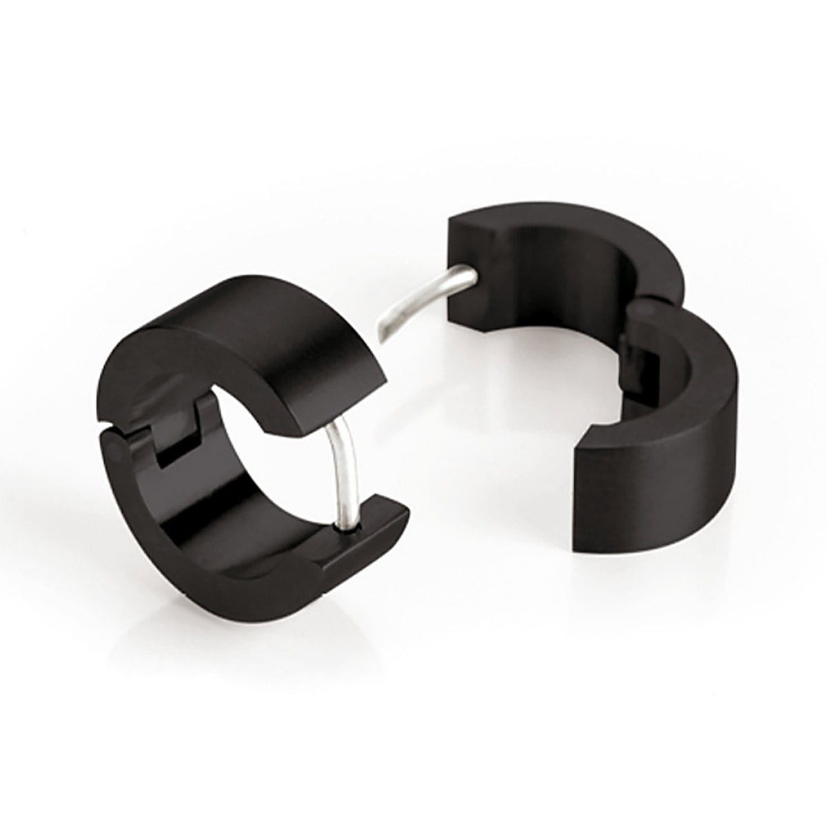 Boccia Paar Creolen Damen-Creolen Titan Schwarz