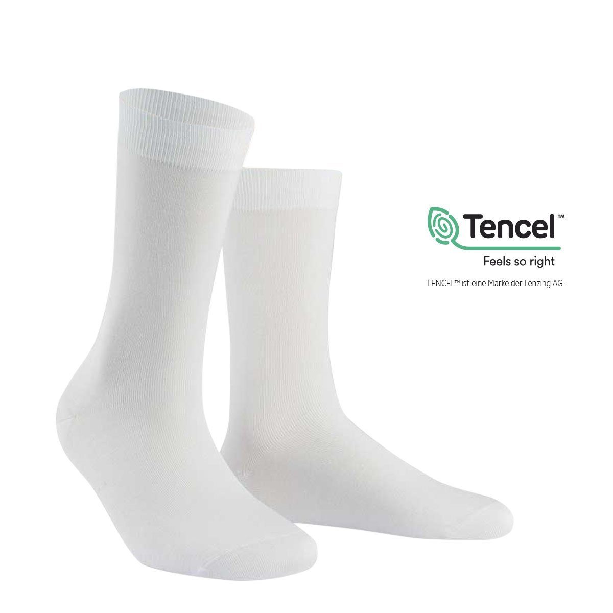 Wilox Langsocken für Damen aus Lyocell Buchenholz Faser (Packung, 1-Paar) Viskose aus Buchenholz