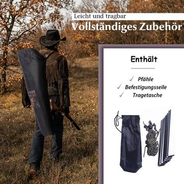 KOMFOTTEU Angelzelt Jagdzelt, Personen: 2, tragbares Pop-up-Zelt mit Tragetasche