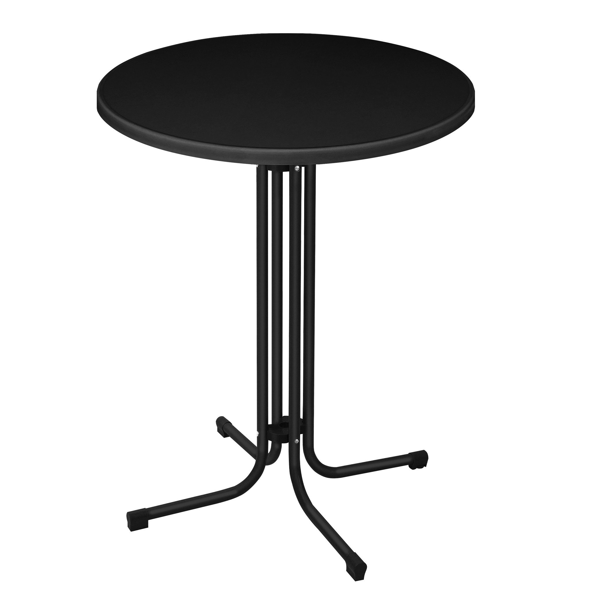FIVMEN Stehtisch Klappbarer Ø 80 cm Bistrotisch aus Aluminium Rund 110 cm h günstig online kaufen