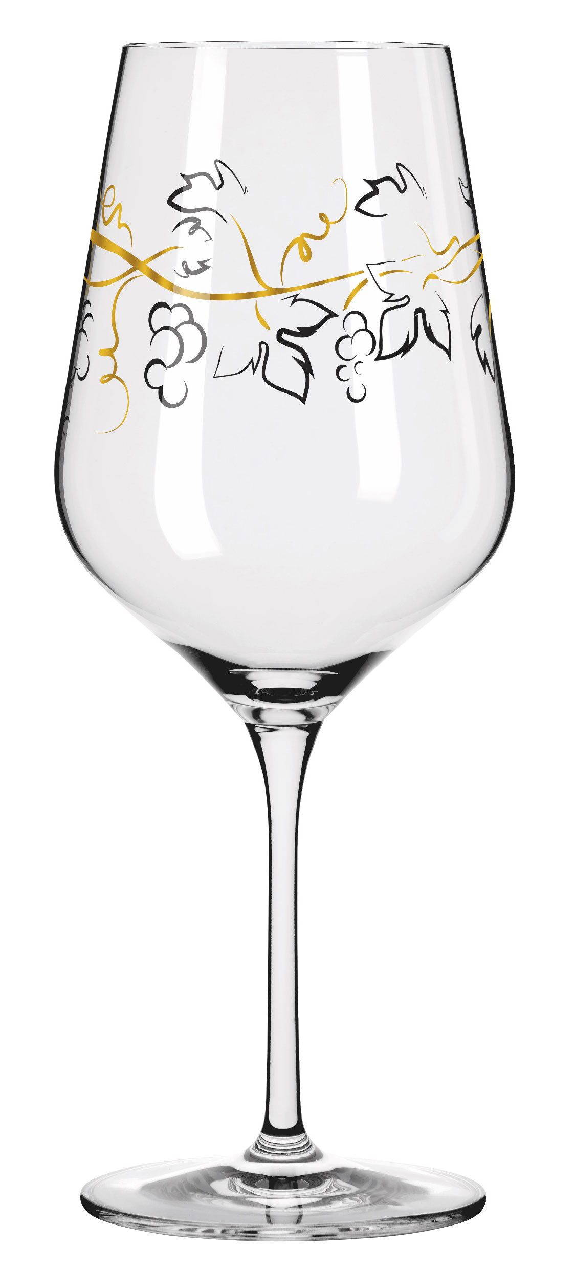 Dekomiro Rotweinglas RITZENHOFF 3001012 2er Set Herzkristall Rotwein, 2-tlg., Glas, Weinglasset 570 ml mit Glastuch