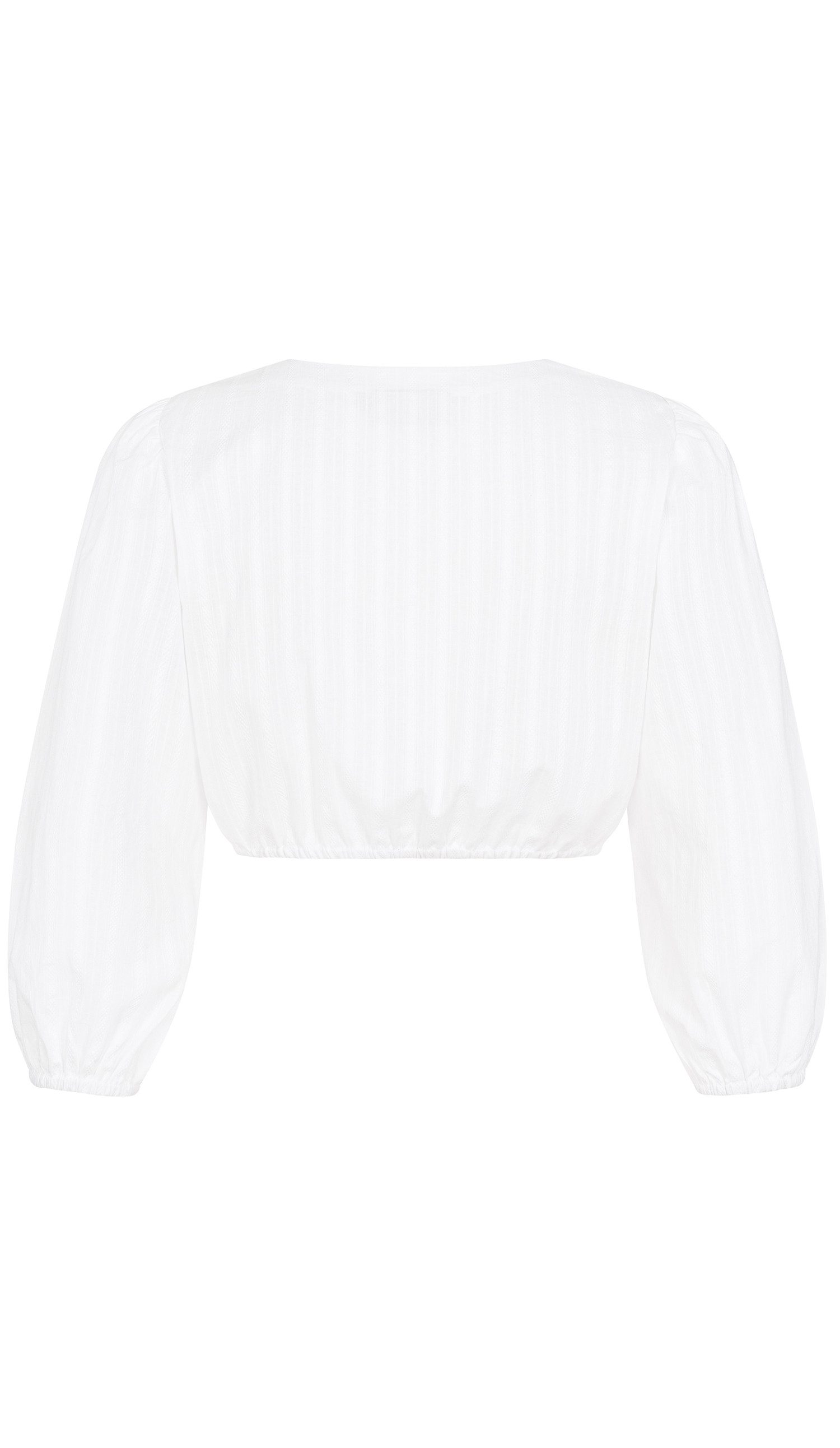 Nübler Dirndlbluse Dirndlbluse Kathleen langarm in Wollweiß von Nübler – Bild 2 von 3