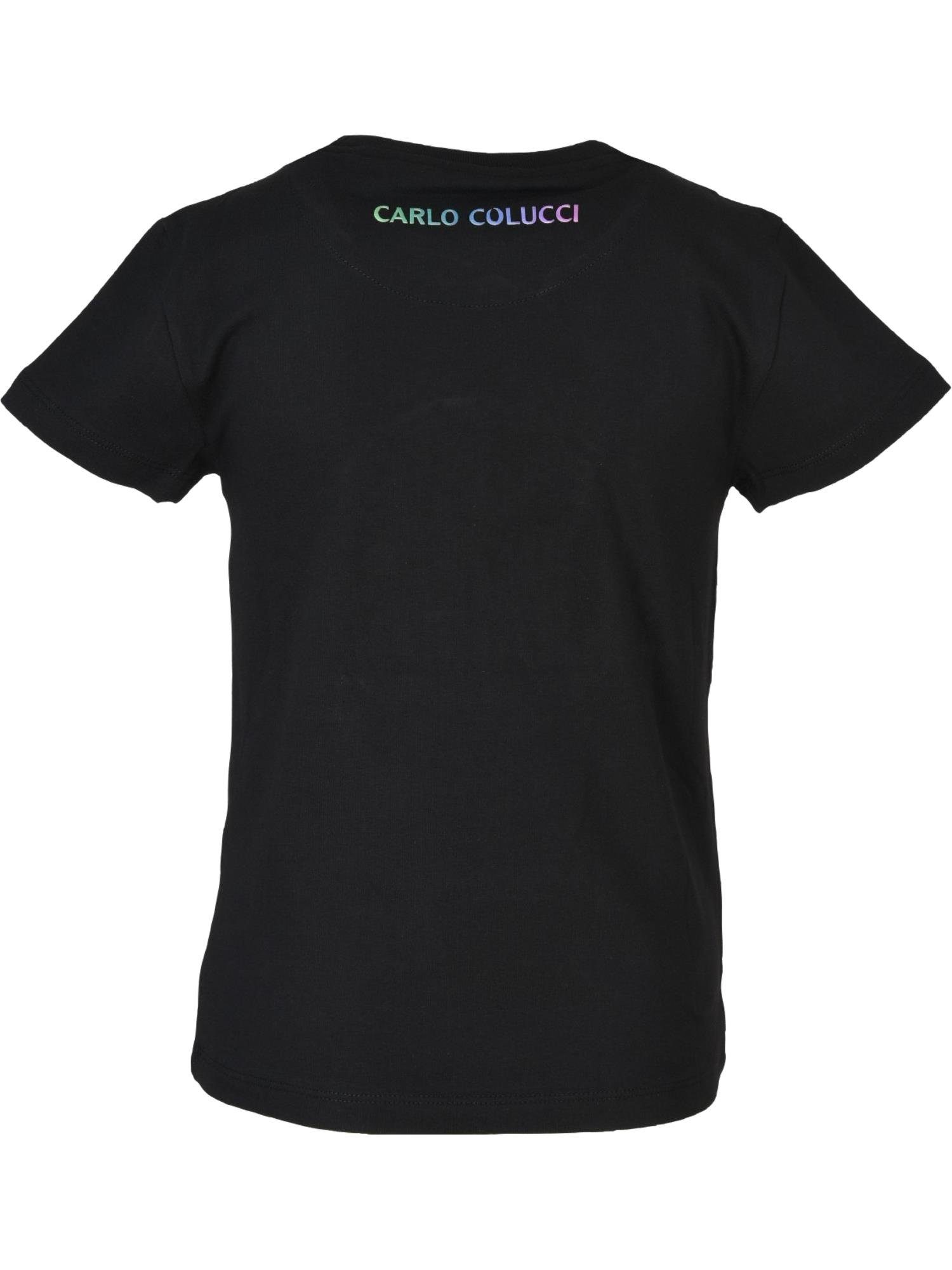 CARLO Schwarz COLUCCI T-Shirt Canazei