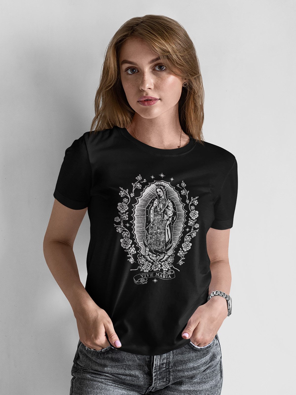 Vive Maria T-Shirt Holy Virgin