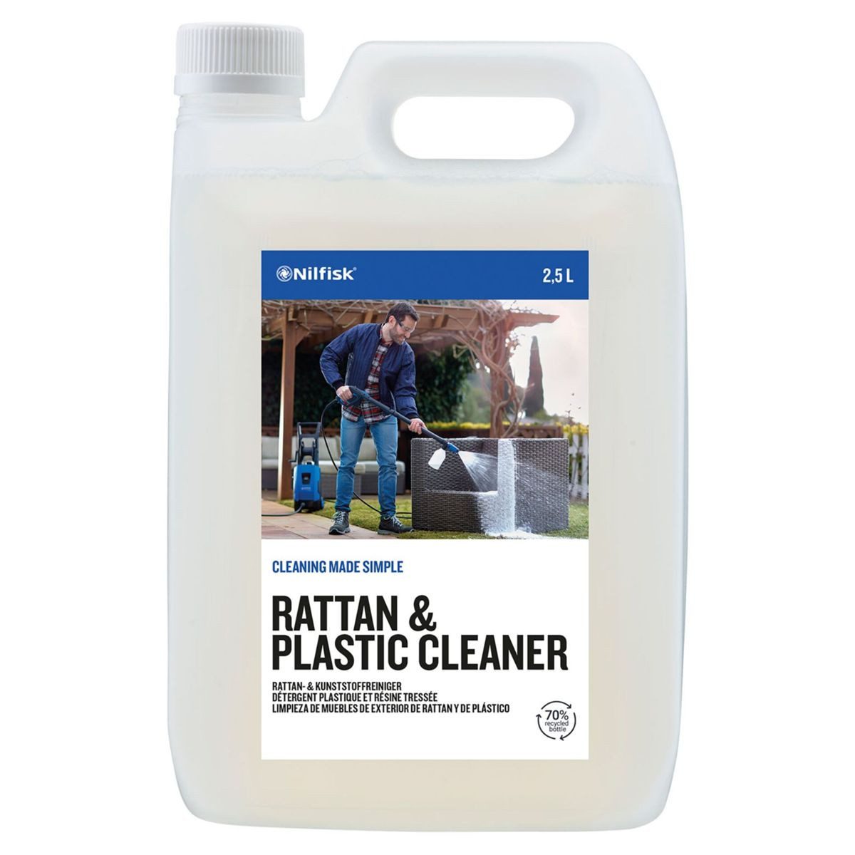 Nilfisk Reinigungs-Set Rattan + Plastic Cleaner 2,5 Ltr.