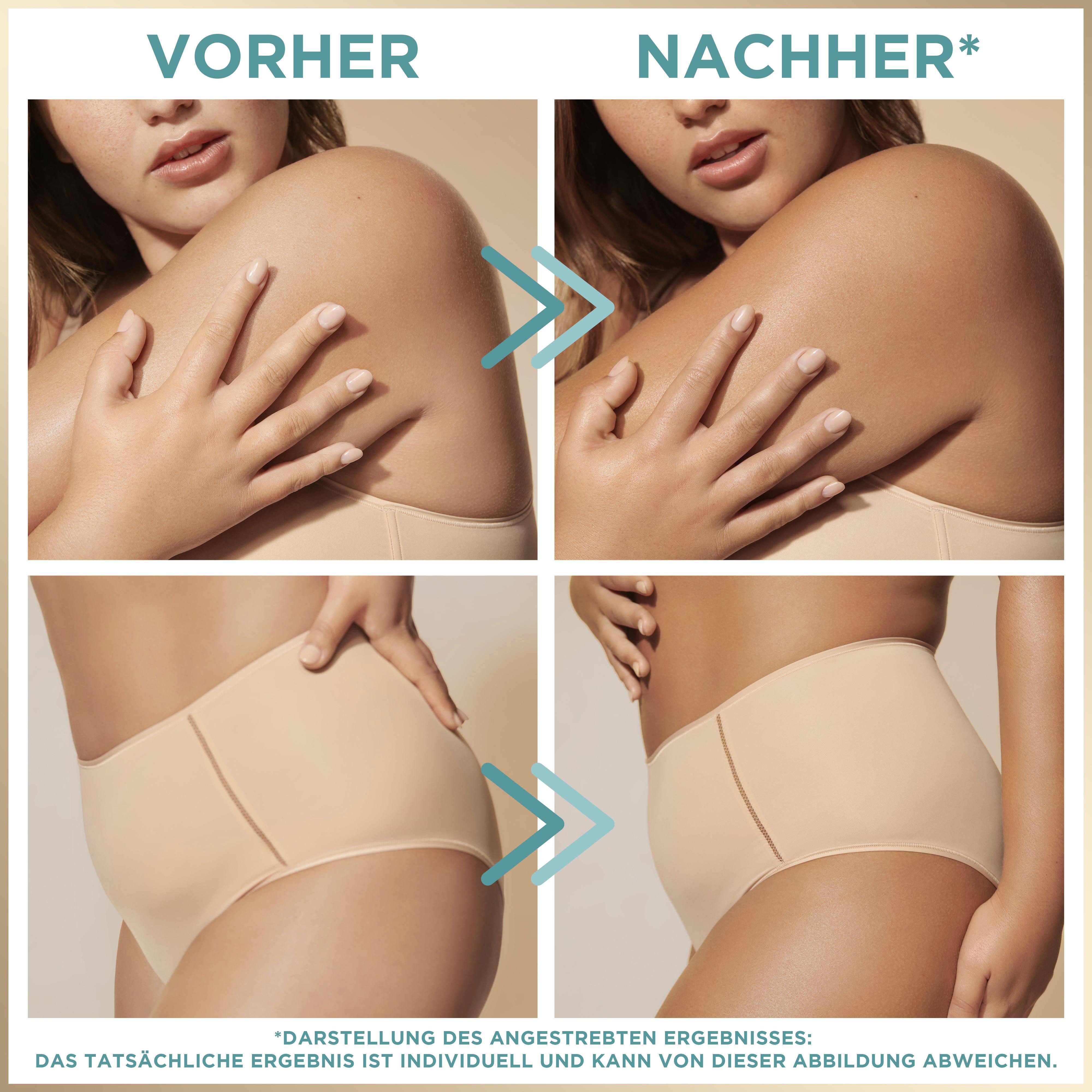 GARNIER Selbstbräunungsmilch AMBRE SOLAIRE SELBSTBRÄUNUNGS-MILCH MIT APRIKOSEN-ÖL, Ohne Flecken, schnell einziehend, hält 1 Woche, spendet Feuchtigkeit.