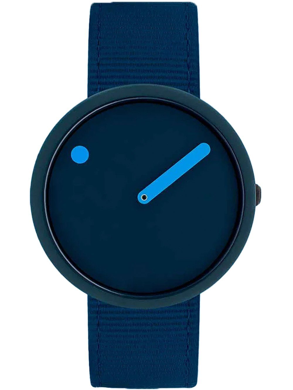 PICTO Quarzuhr PICTO R44001-R001 Unisex Uhr Uhr Ghost Nets Navy Blue 40mm 5ATM PICTO R44001-R001 Unisex Uhr Uhr Ghost Nets Navy Blue 40mm 5ATM