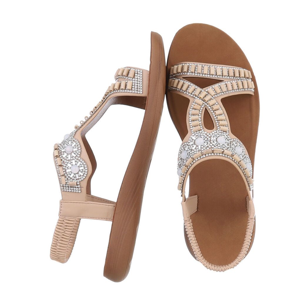 Ital-Design Damen Freizeit Riemchensandalette (86345291) Flach günstig online kaufen