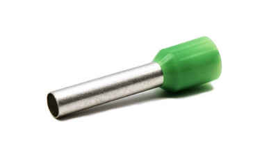 Hilpress Aderendhülsen 6mm² x 18mm lang isoliert grün 6,0L 100 Stück
