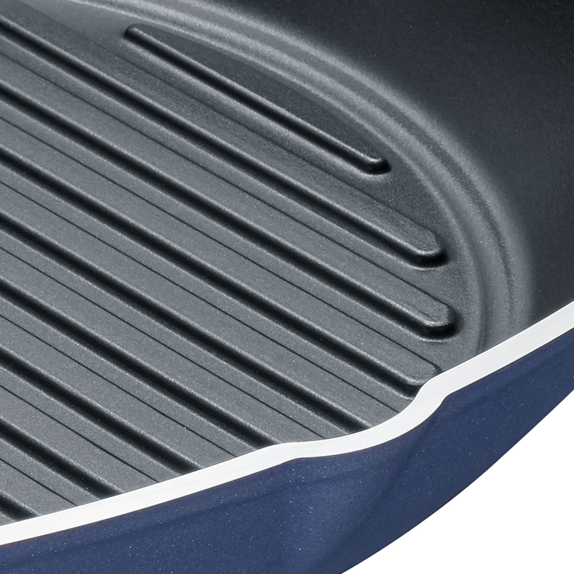 Berndes Grillpfanne 28 cm, Aluminium, schwarz - Special+, Aluminium