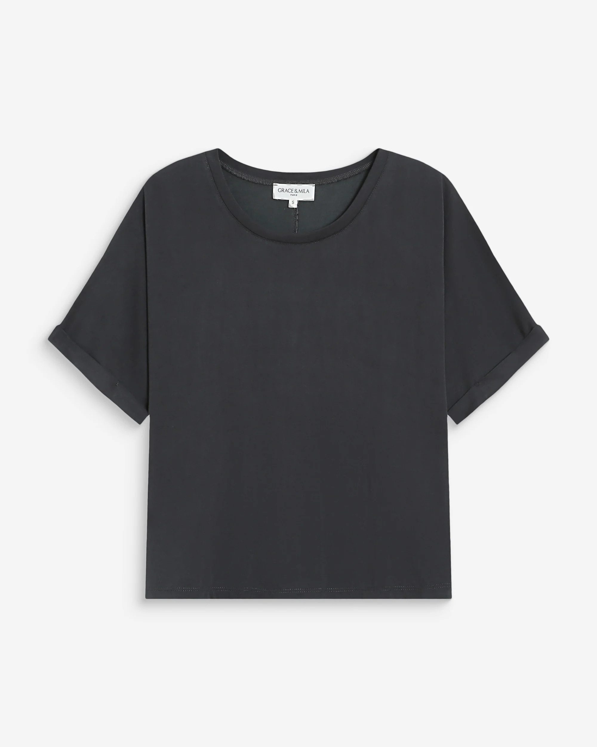 Grace & Mila Kurzarmshirt PARMA - T-Shirt Damen - Oversize Shirt - Modalshirt