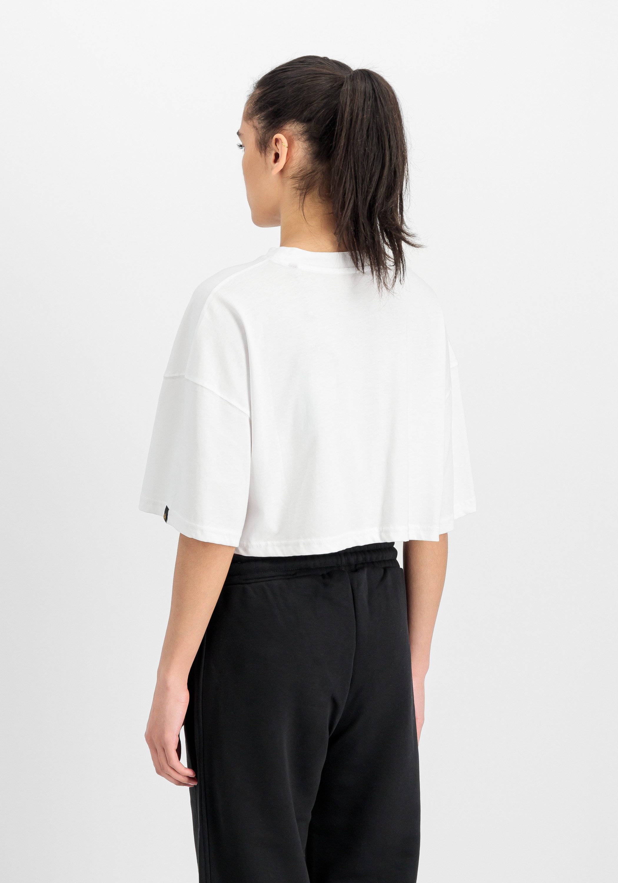 Alpha Industries T-Shirt Basic T-Shirt SL Cropped PP W
