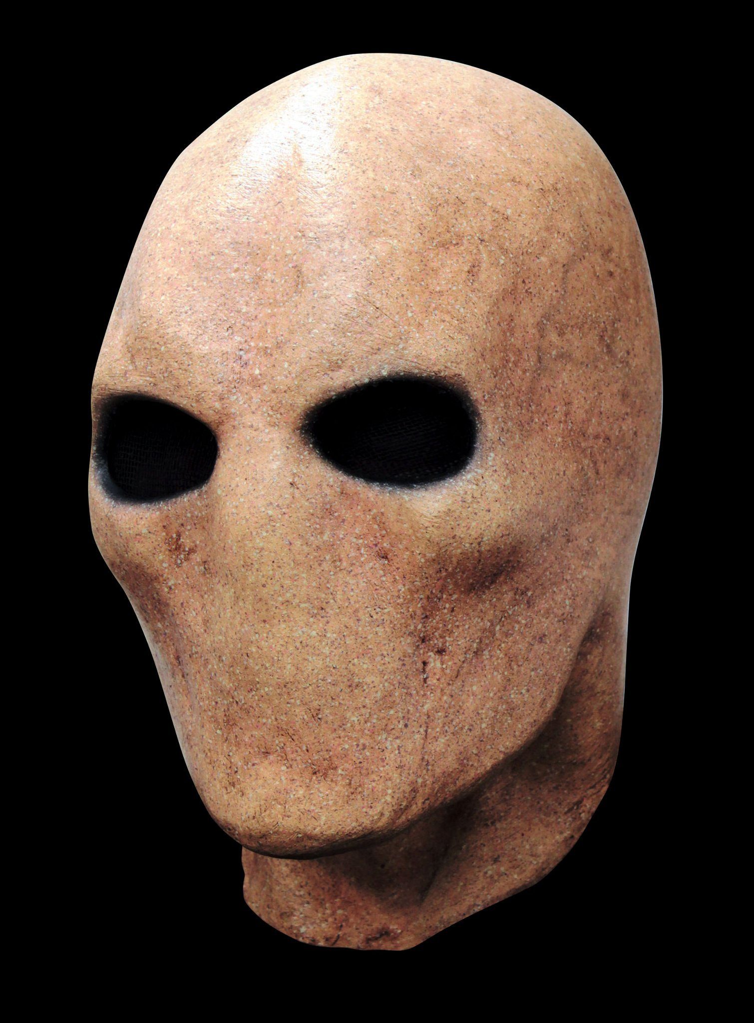 Ghoulish Productions Verkleidungsmaske Slenderman - Halloween Kostüm Maske Fasching, Bizarre Latexmaske für Gruselfans