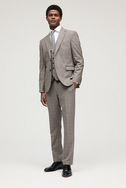 Next Anzughose Skinny Fit Anzug mit Karomuster und Besatz Hose (1-tlg)