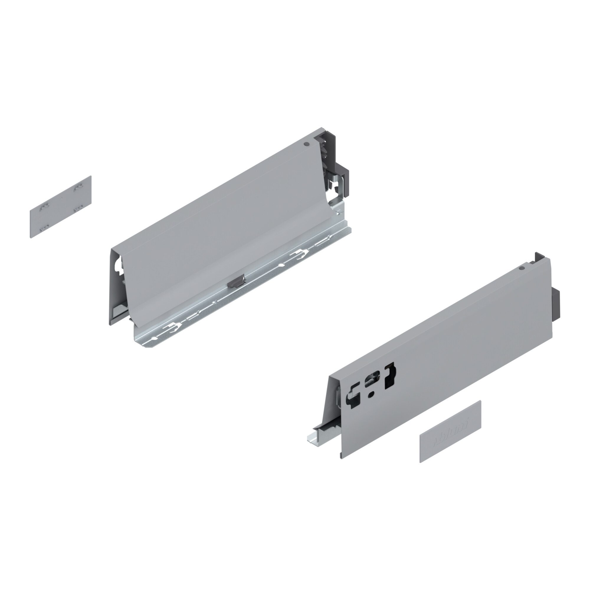 blum Teleskop-Vollauszug Blum TANDEMBOX Zarge, Höhe M 83 mm, NL 270 mm, links/rechts, für TANDE