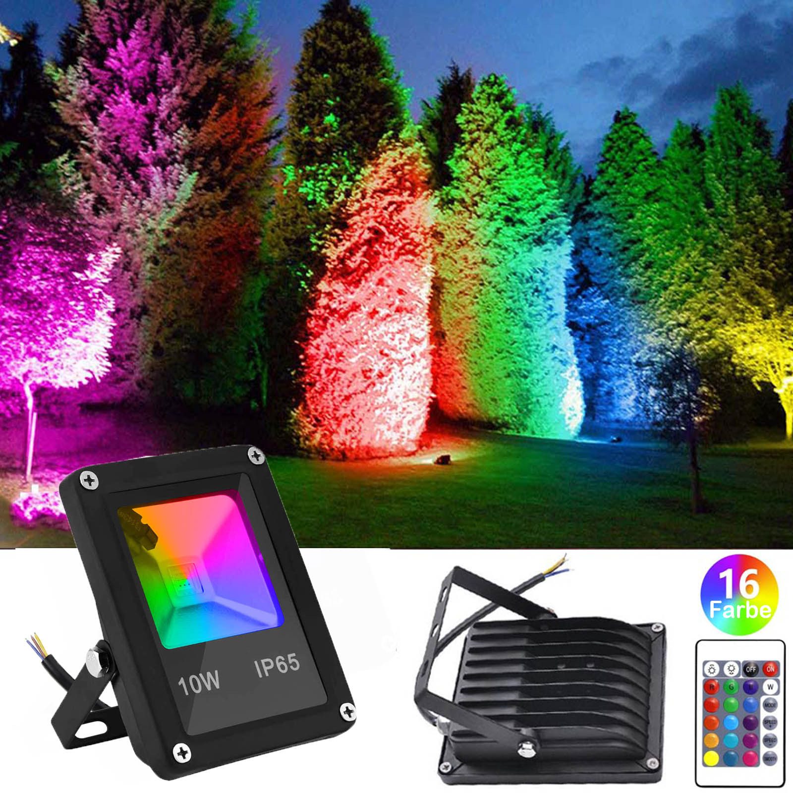 MUPOO LED Flutlichtstrahler RGB LED Flutlicht günstig online kaufen