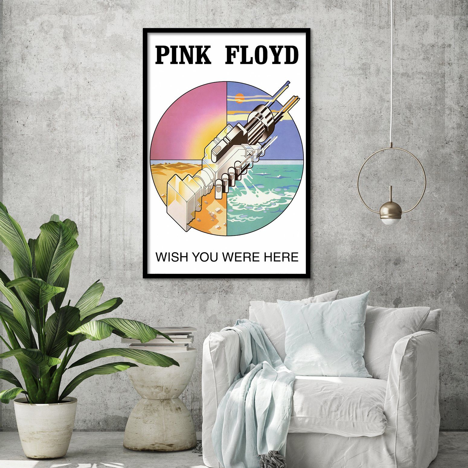 Close Up Poster Pink Floyd Poster Wish You Were Here Symbol 61 x 91,5 cm