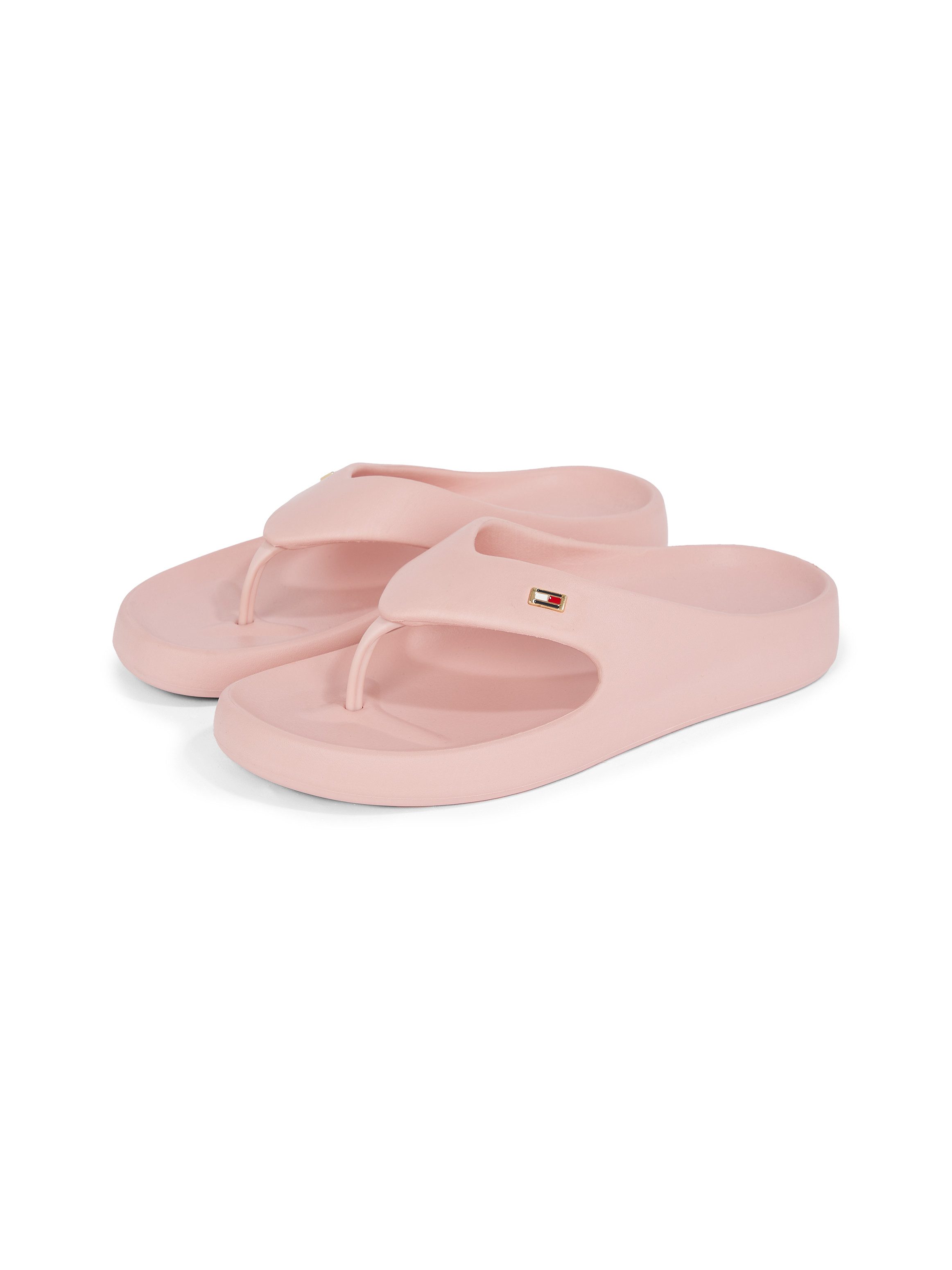 Tommy Hilfiger TH COMFORT BEACH SANDAL Zehentrenner, Dianette, Sommerschuh, Bequemschuh mit kleiner Logostickerei
