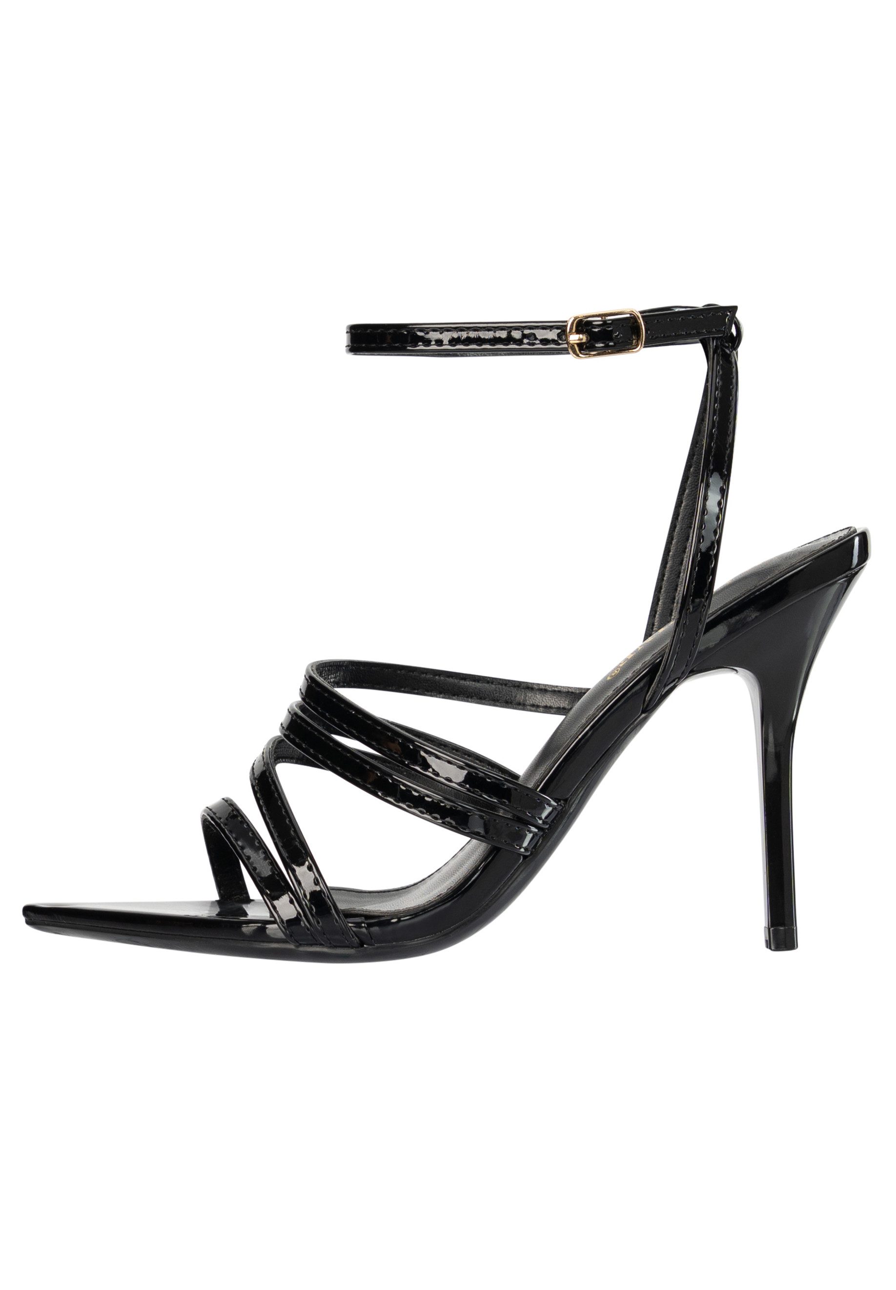 Day Vine Damen Riemchensandaletten mit Stilettoabsatz und Knöchelriemen High-Heel-Sandalette