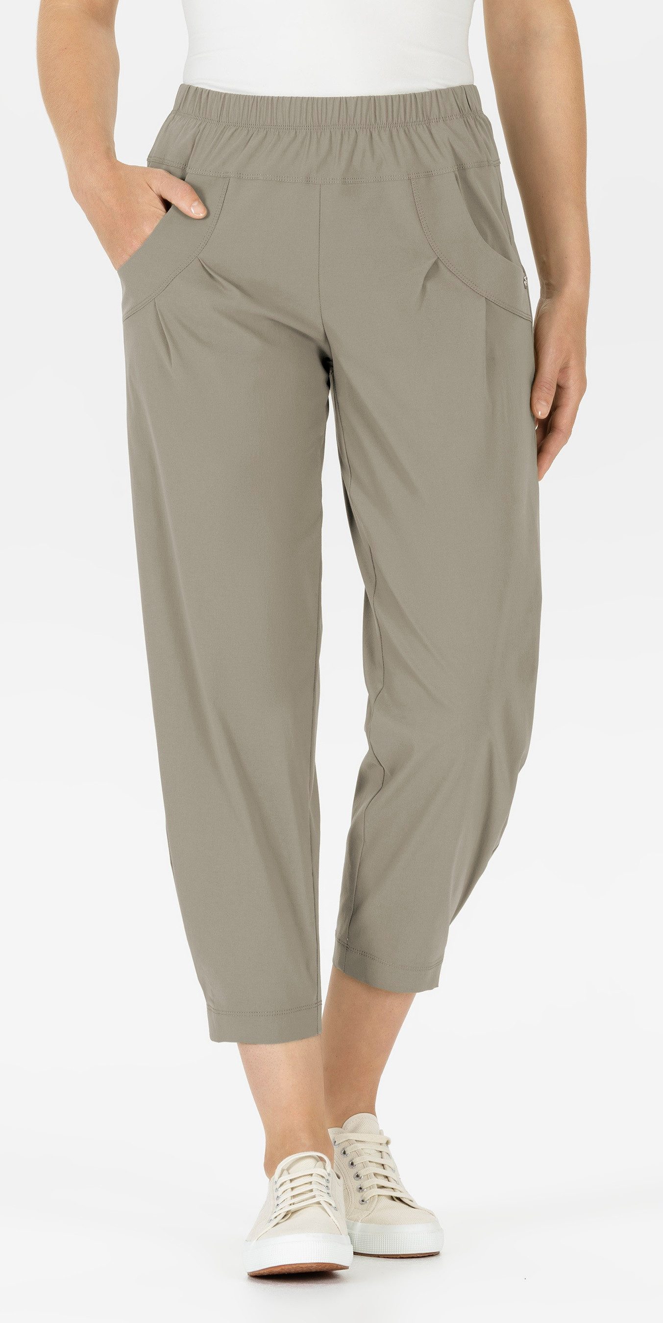 Stehmann Schlupfhose Stehmann, Rachell-650 in leichter Sommerqualität mit Faltendetails Faltendetails an den Taschen
