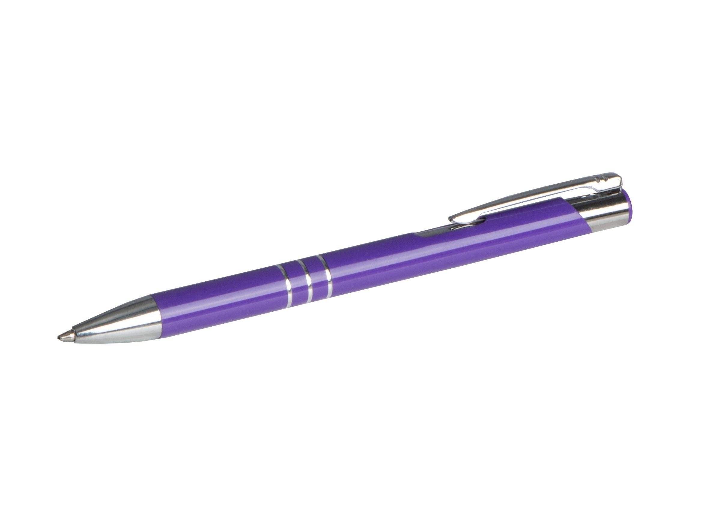 Livepac Office Kugelschreiber Kugelschreiber aus Metall / Farbe: violett