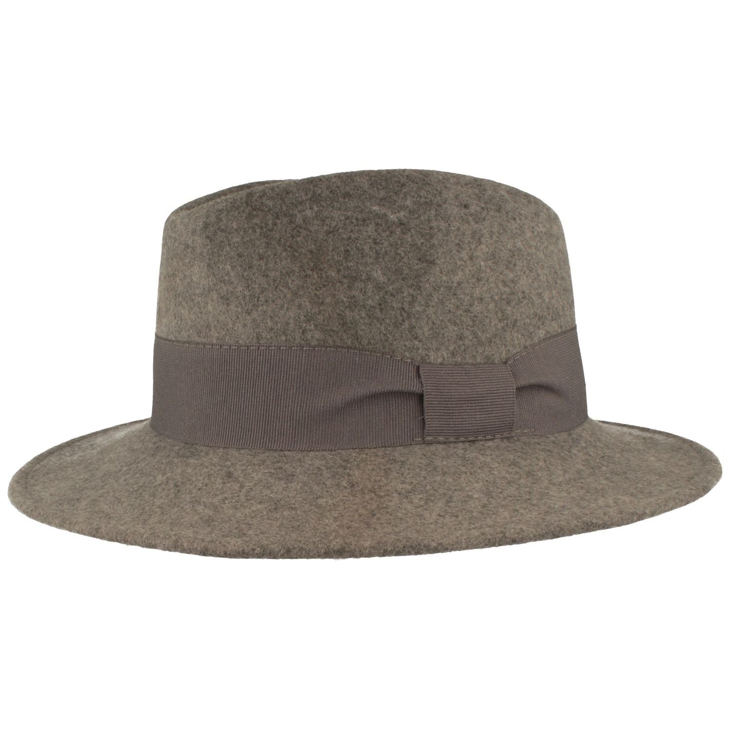 Breiter Filzhut Knautschbarer Damen Traveller