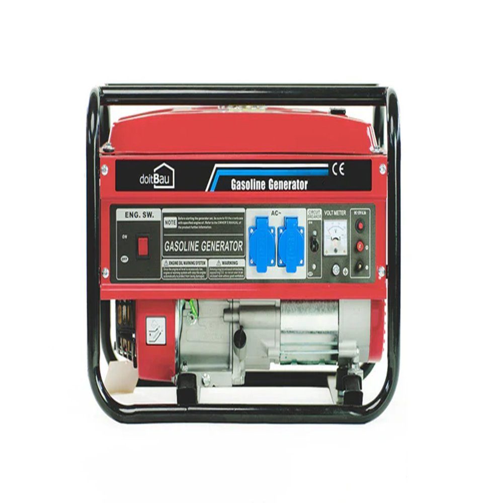 Gedikum Stromerzeuger doitBau BS3500, Generator, Notstromaggregat Stromgenerator, 3,00 kW, 4-Takt, in Generator Indoor 3000W und Benzin Outdoor 7.0PS
