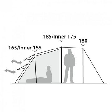 ROBENS Tunnelzelt Double Dreamer TC 4, Personen: 4