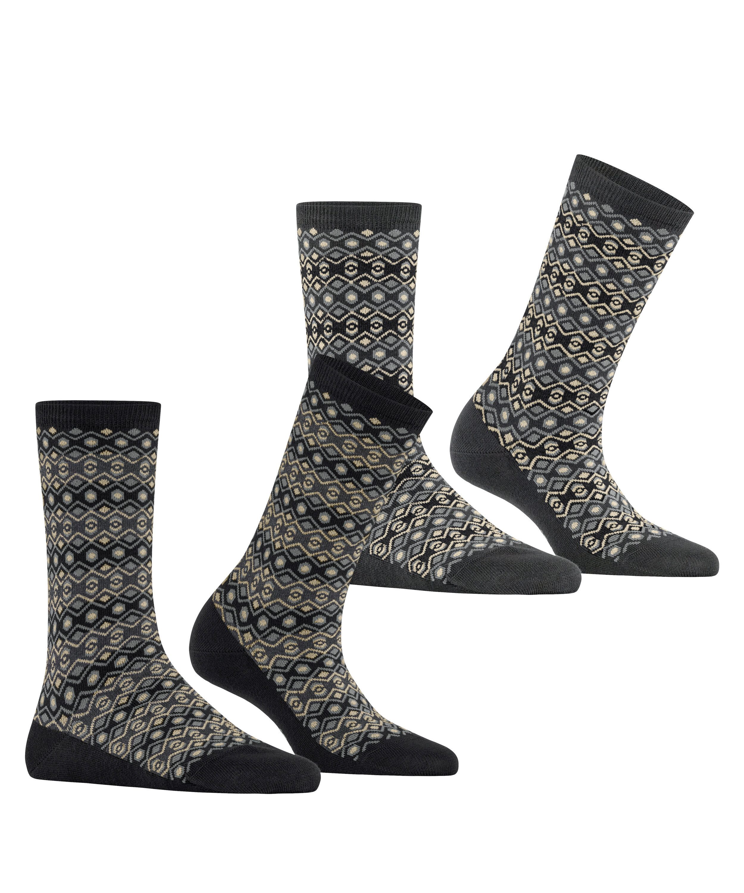 Esprit Socken Esprit Scandinavian 2-Pack Damen (2-Paar)