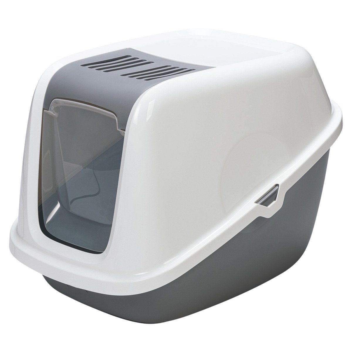 Savic Katzentoilette Katzentoilette Nestor Giant grau/weiß