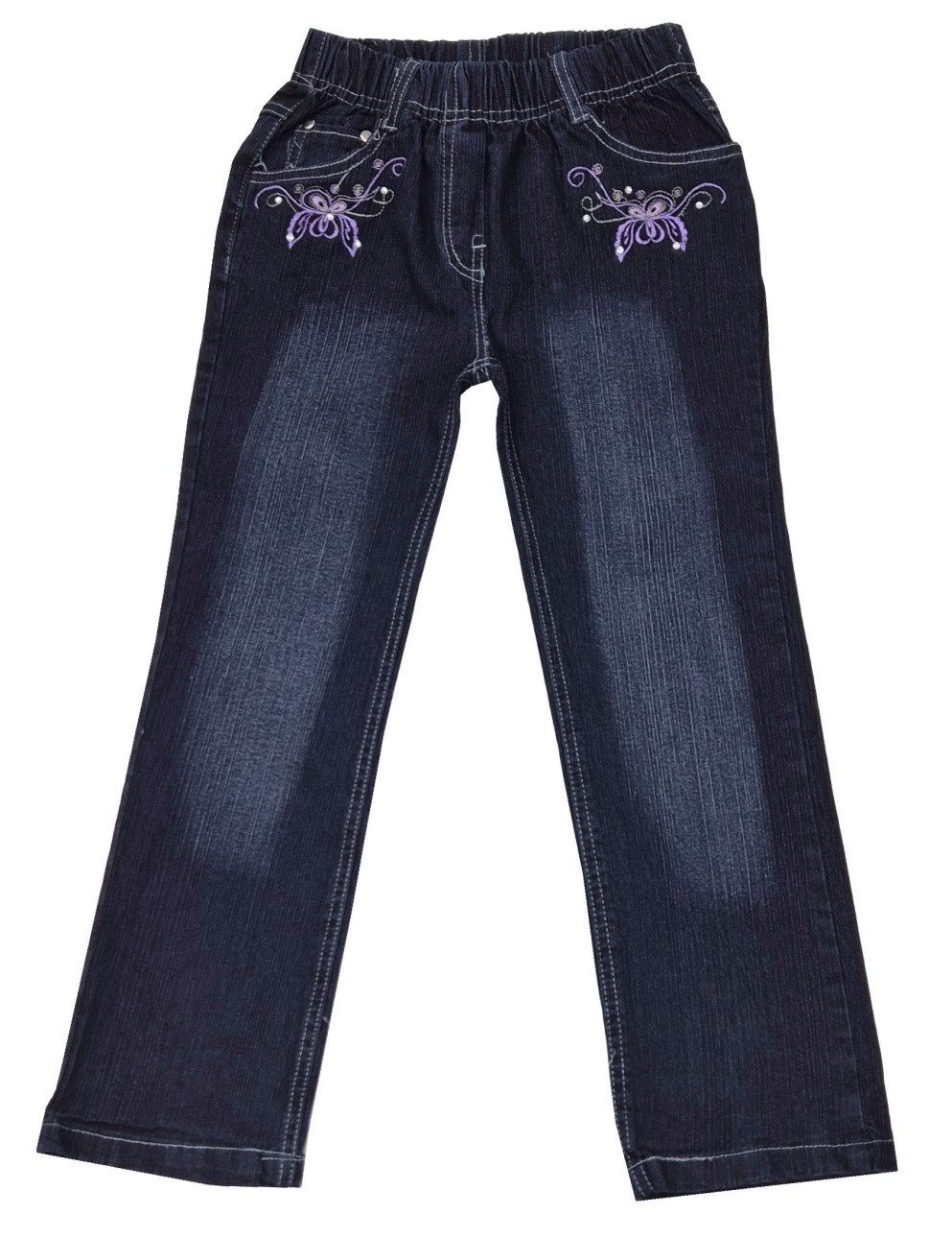 Girls Fashion Bequeme Jeans Jeans Hose bequeme Mädchen Stretchjeans M18e
