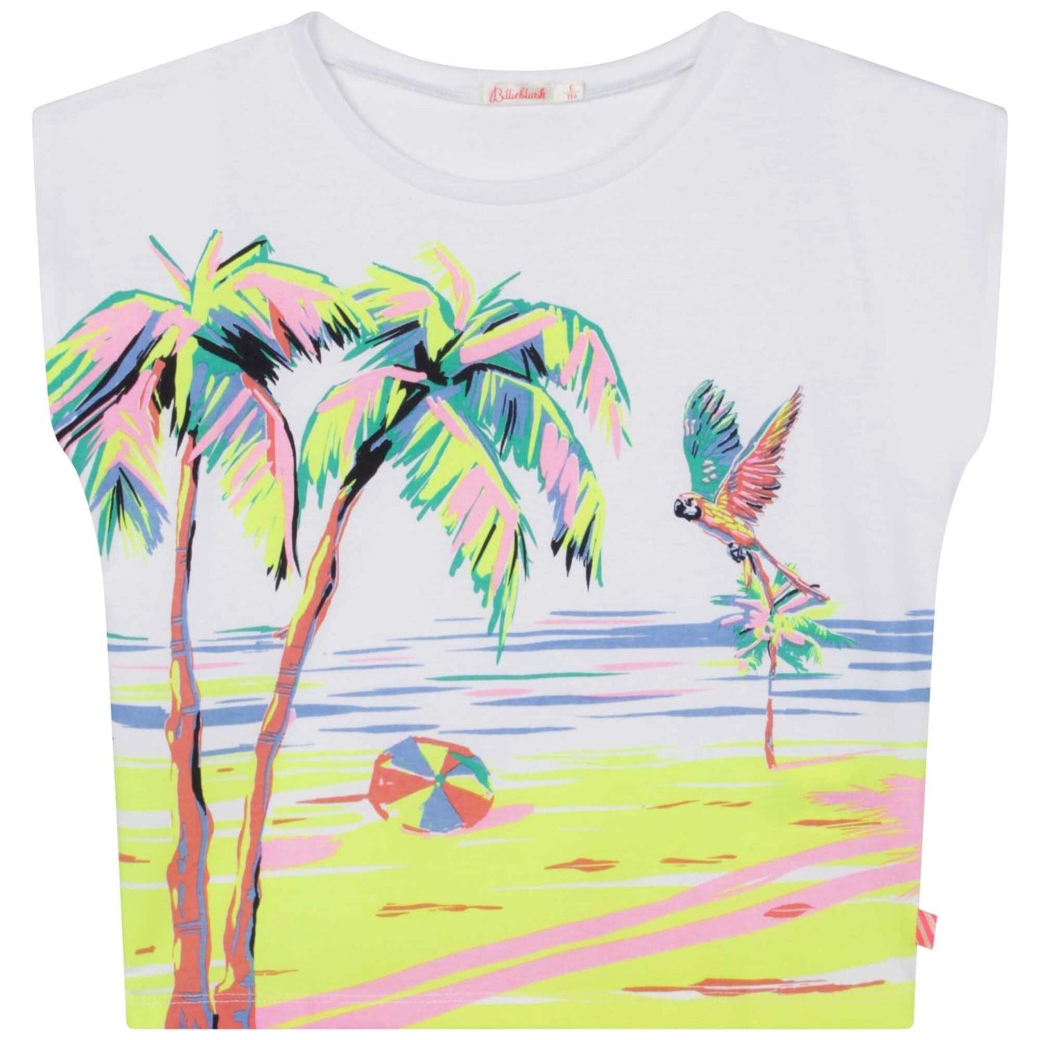 Billieblush T-Shirt Billieblush weißes Shirt Strand