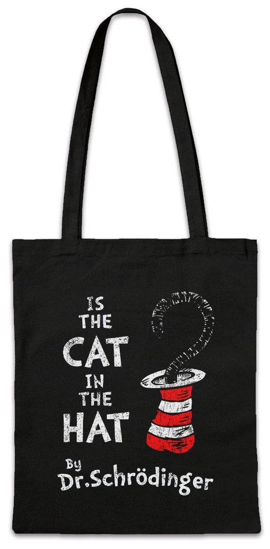 Beuteltasche Cat In The Hat Stofftasche Schrödingers Schrodinger Schroedingers TBBT