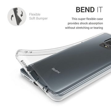 kwmobile Handyhülle Hülle für Xiaomi Redmi Note 9S / 9 Pro / 9 Pro Max, Silikon Handyhülle transparent - Handy Case gummiert