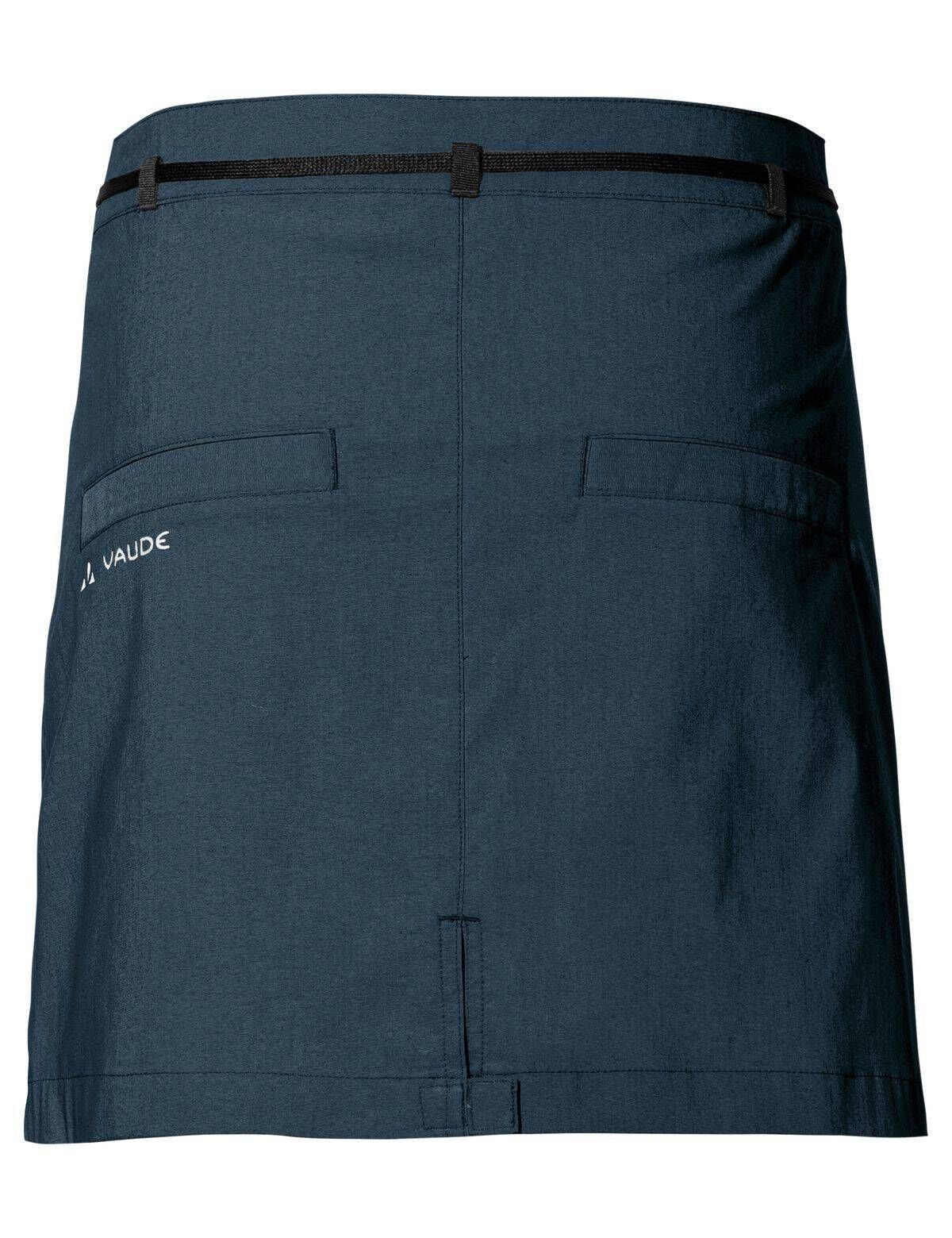 VAUDE Fahrradhose Damen Fahrrad-Rock TREMALZO SKIRT III (1-tlg), Aus  Bio-Baumwolle und recycelten Materialien hergestellt