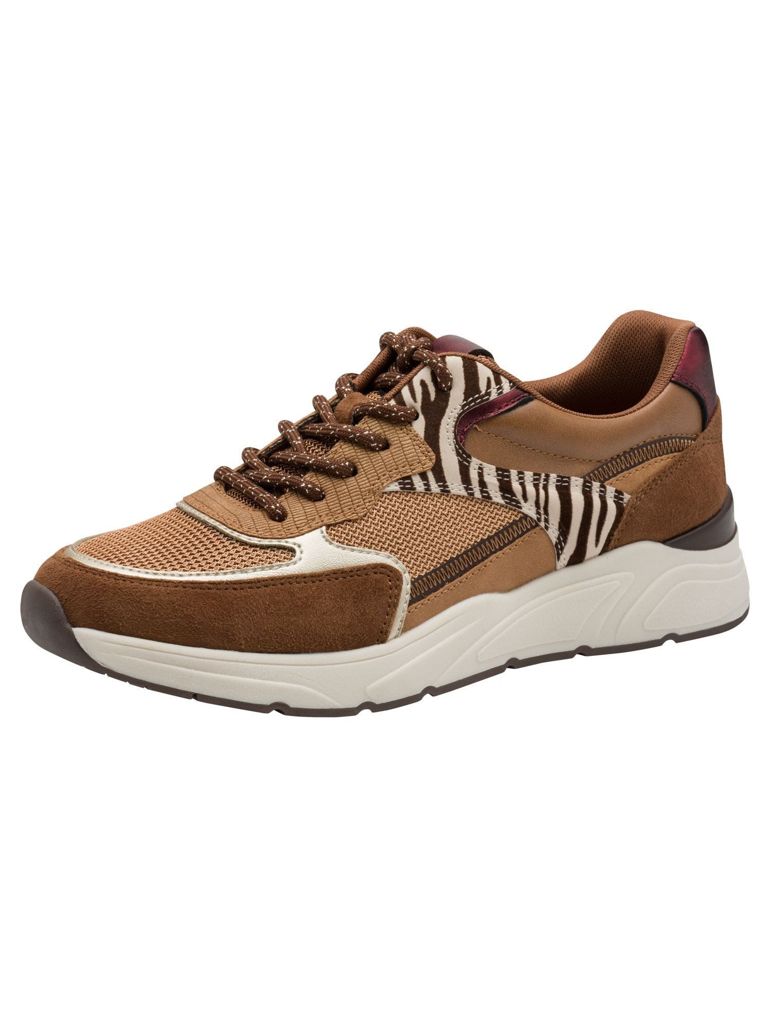 mit Schnürsenkel kein Absatz 1-23745-43 Sneaker