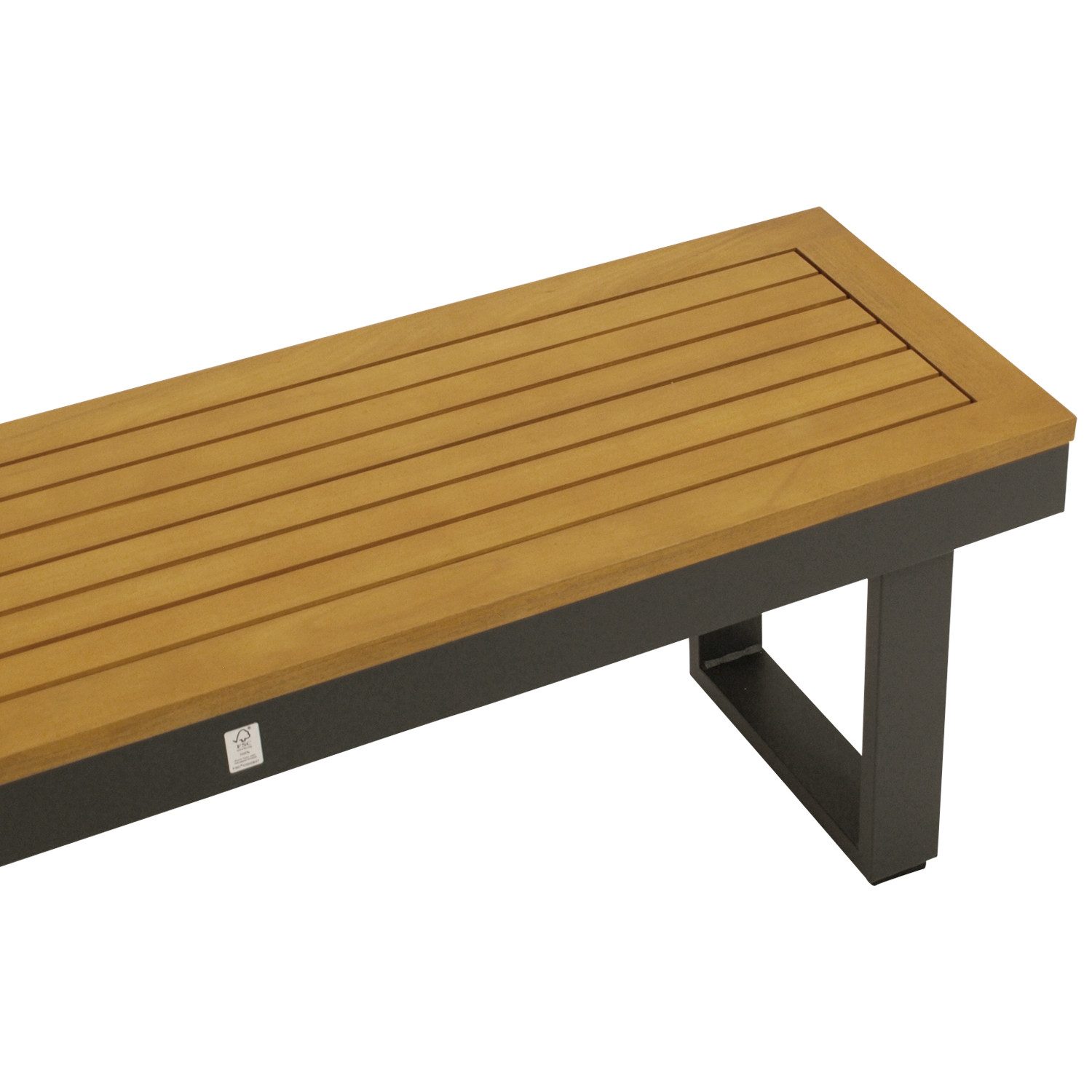 DEGAMO Gartenbank KAMPALA ohne Rückenlehne, 120cm, günstig online kaufen