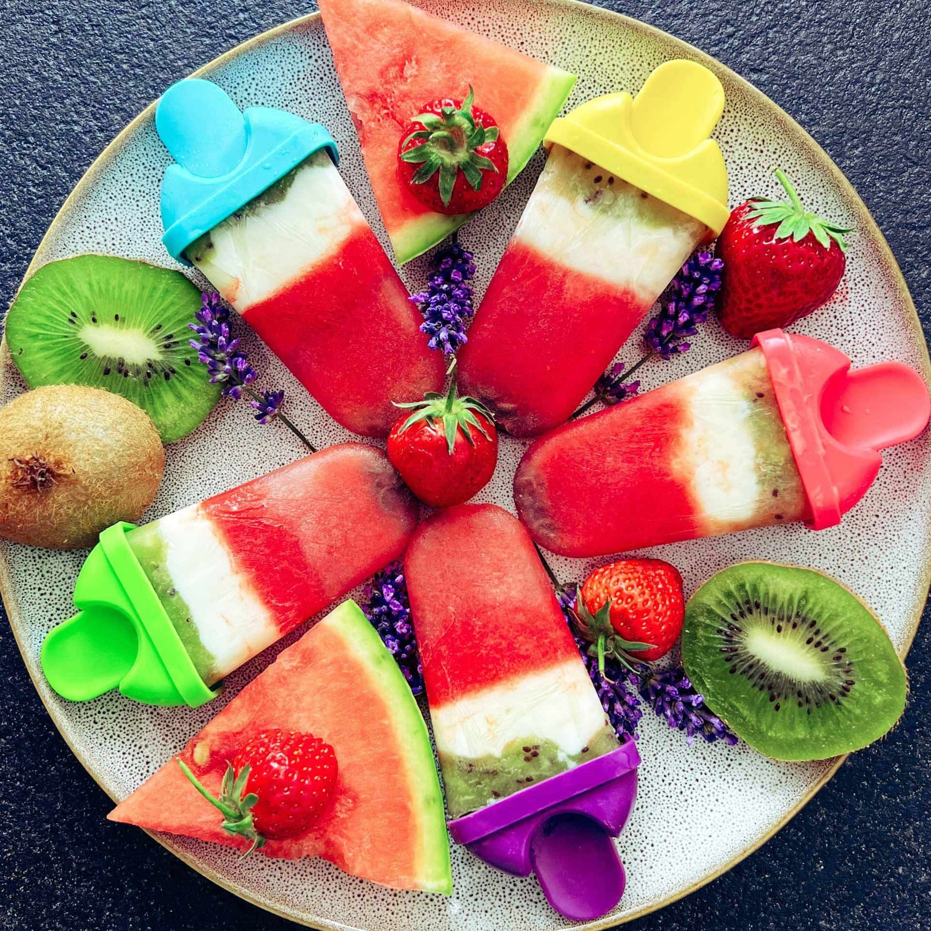 FACKELMANN Eisform Stieleisformer für 15 Portionen, Selbstgemachtes Eis am Stiel, Formen