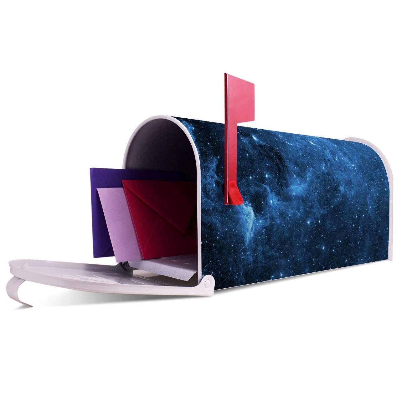 banjado Amerikanischer (Amerikanischer x 22 Mailbox Briefkasten, Briefkasten original x Universum cm weiß USA), aus 17 51 Mississippi