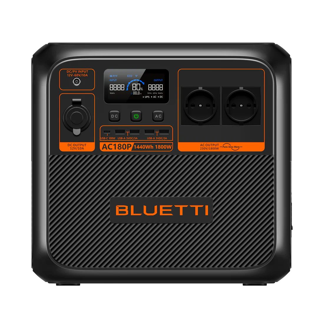 BLUETTI BLUETTI AC180P Tragbare Powerstation, 1800 W 1440 Wh Solar Powerbank