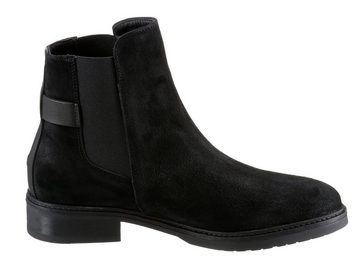 Tommy Hilfiger TH SUEDE FLAT BOOT Chelseaboots mit TH-Logoelement, schmale Form