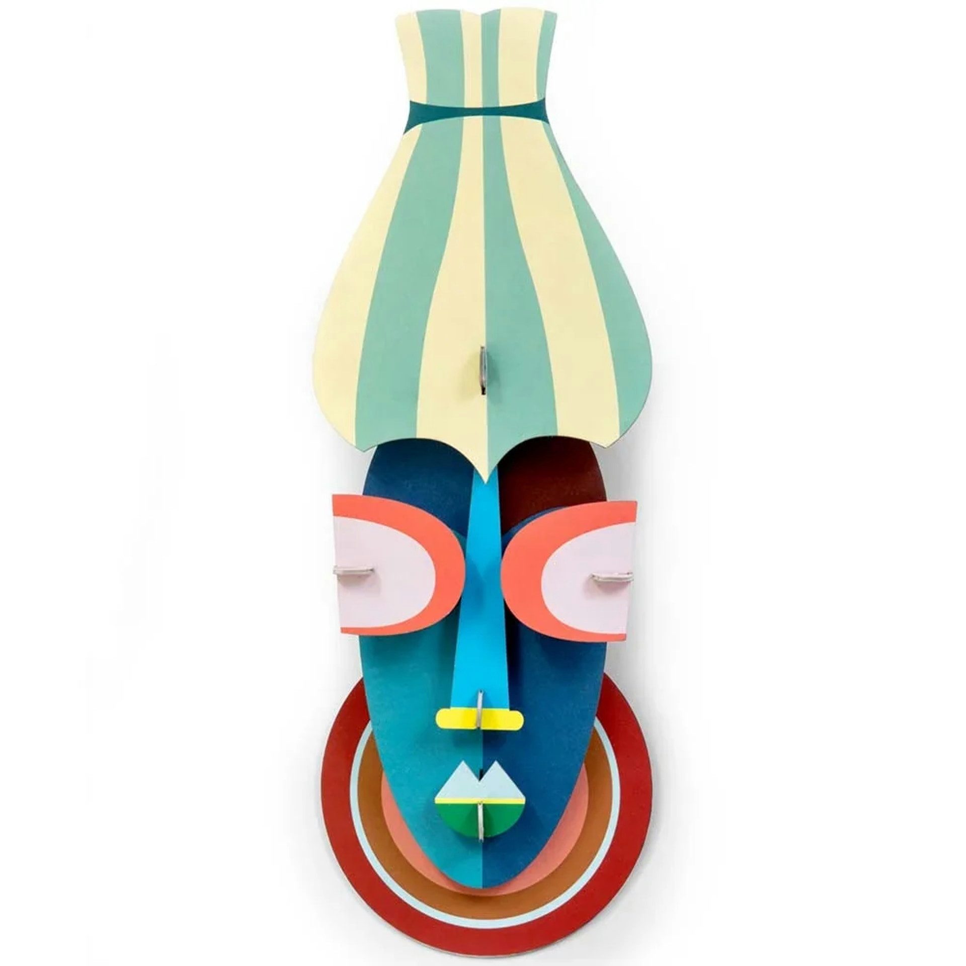studio ROOF Papierdekoration studio ROOF 3D Deko Maske Manhattan Pappe