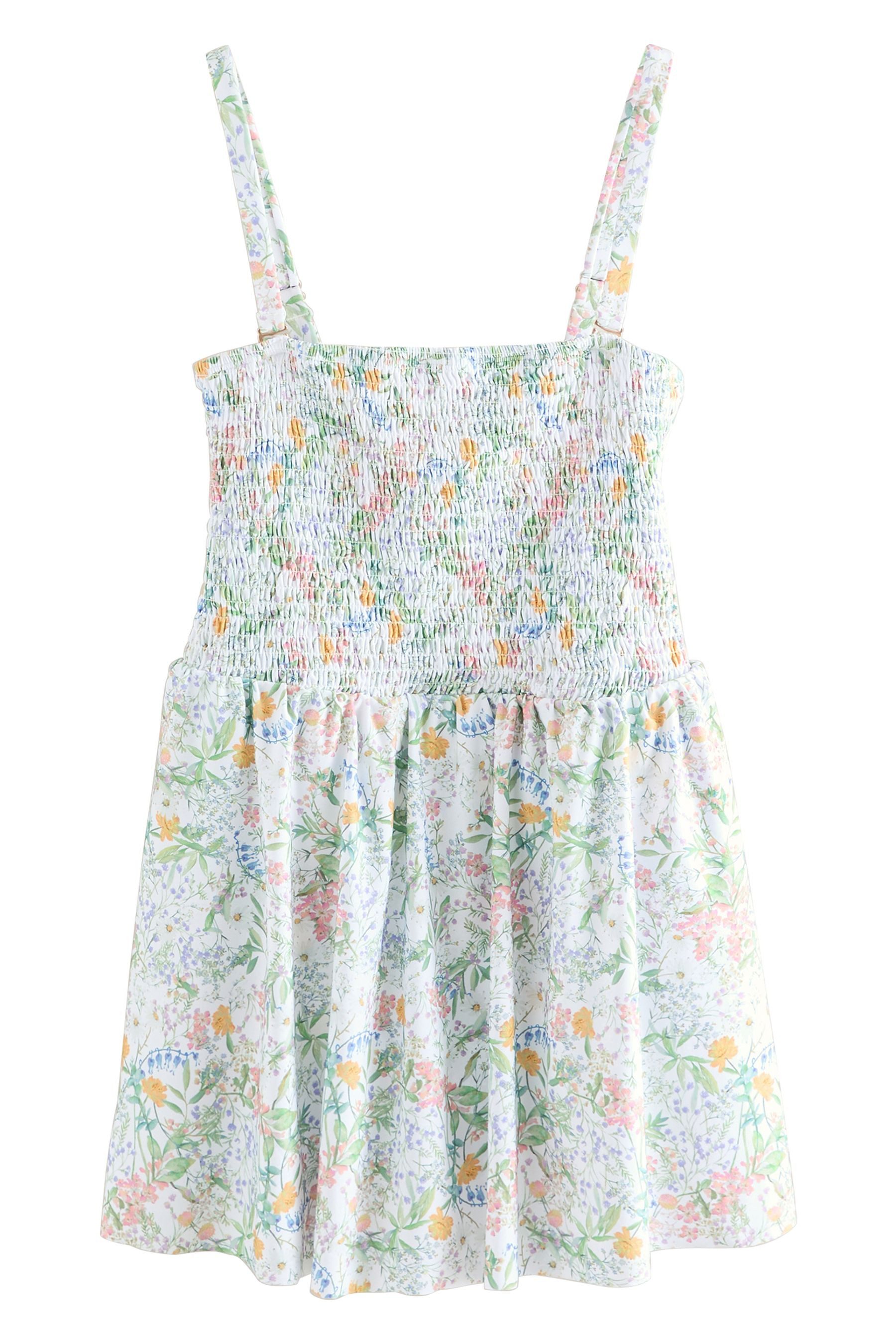 Next Badeanzug Formender, gesmokter Bandeau-Badeanzug mit Rock (1-St) günstig online kaufen