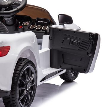 REDOM Elektro-Kinderauto Mercedes Benz, Belastbarkeit 30 kg, Elektroauto mit 2 Motoren Fernsteurung